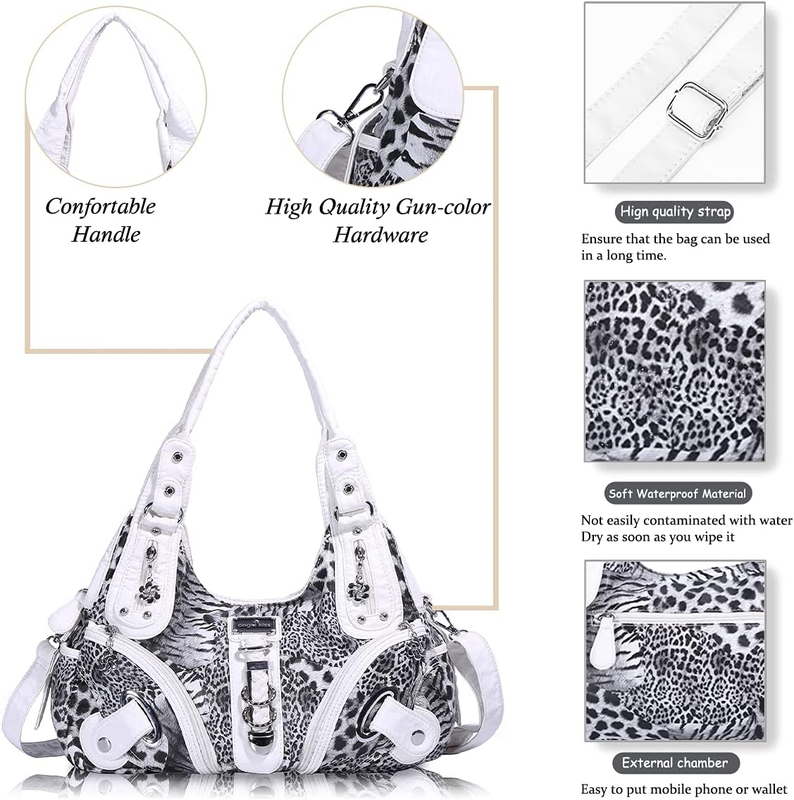 Angelkiss Women’s Large Hobo Satchel Shoulder Handbag Purse4