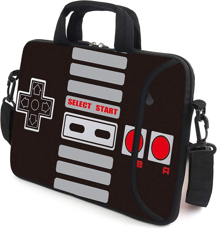 15.6 Laptop Sleeve Case Games Shoulder Strap Handle Accessory Pocket2
