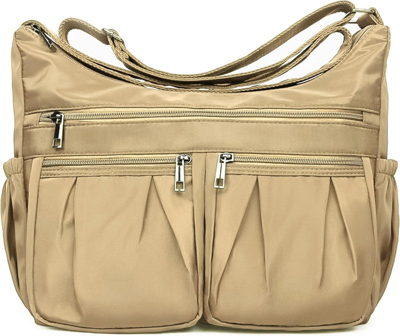 Women Crossbody Bag Waterproof Nylon Lightweight Shoulder Large Purse Handbag5