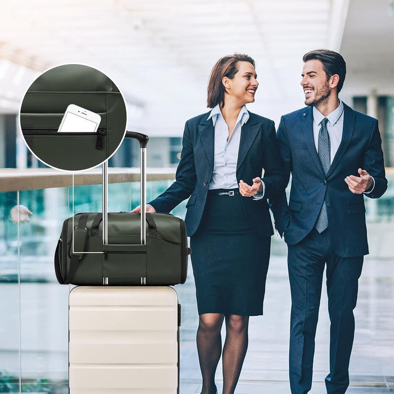 45L Garment Duffle Bag 3in1 Hanging Suit Travel Carry On Strap6