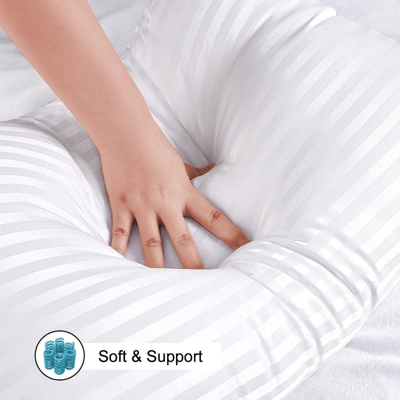 Hotel Collection Bed Pillows Queen 2 Pack, Soft Down Alt, 20x30 Inches3