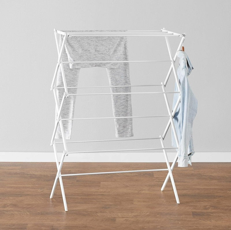 Foldable Portable Laundry Rack for Air Drying Clothing, Indoor Outdoor Use - 14.5