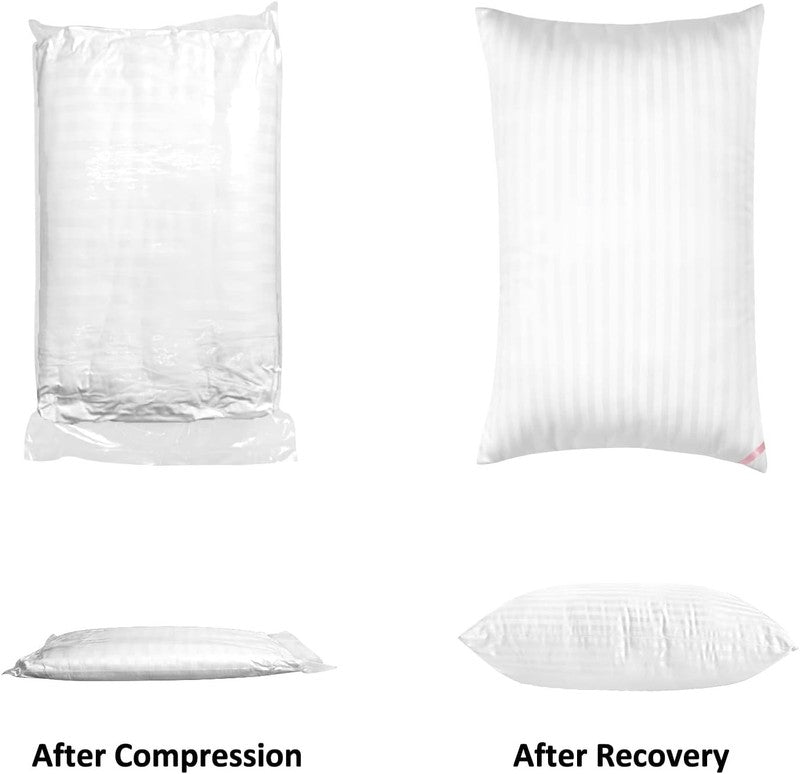 Hotel Collection Bed Pillows for Sleeping 2 Pack Queen Size，Pillows for Side and4