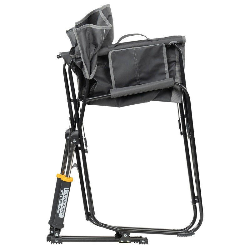 Freestyle Rocker XL Oversized Foldable Rocking Camp Chair, Pewter1