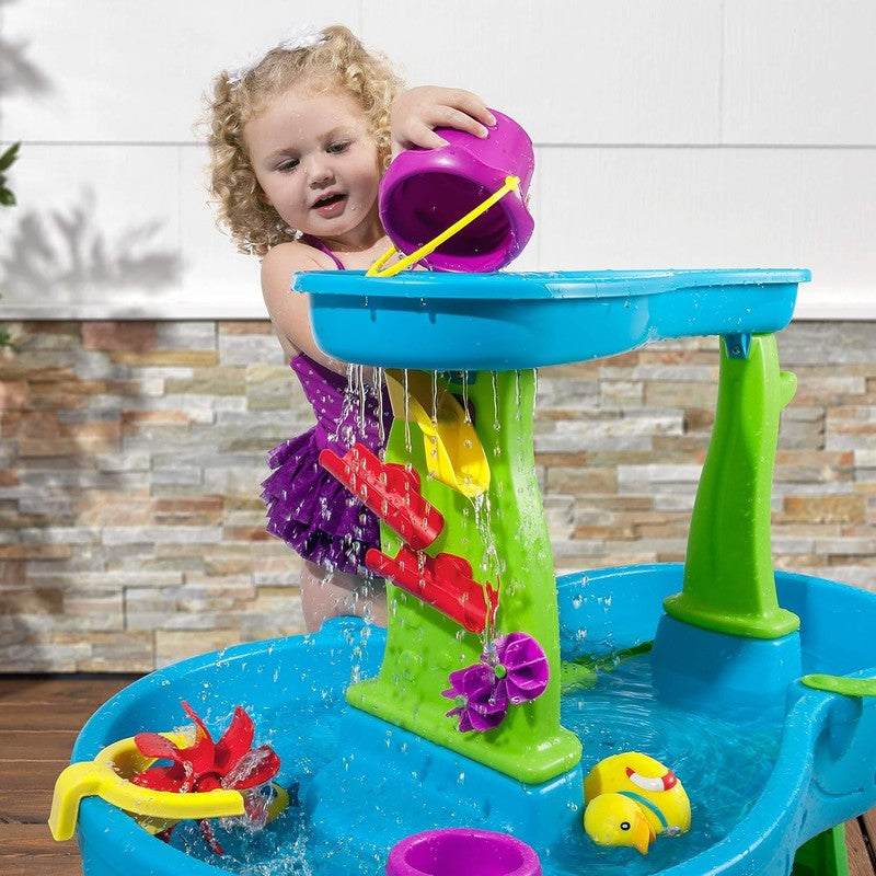 Rain Showers Splash Pond Water Table, Kids Water and Sand Activity Sensory Plays5