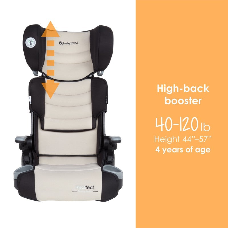 Protect 2-In-1 Folding Booster Seat - Dash Tan8