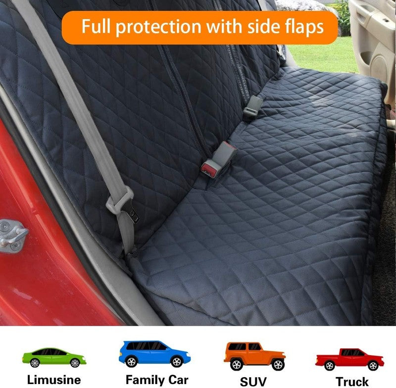 Honest Dog Car Seat Cover w/ Side Flap, Waterproof & Nonslip for Cars, SUV5