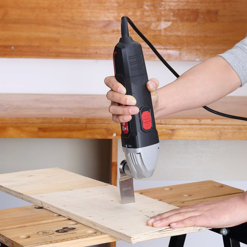 2.1A Corded Oscillating Multi Tool Variable Speed w/ Sanding Pad Scraper Blade9