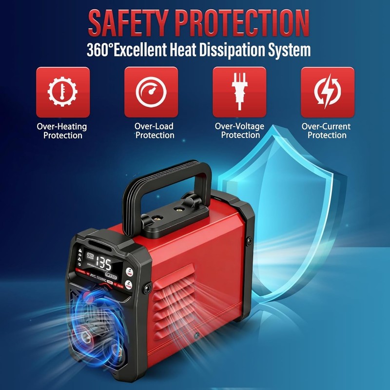 110V Portable Welding Machine, 2 in 1 Stick Welder/Lift Tig Welder Machine, 20 15