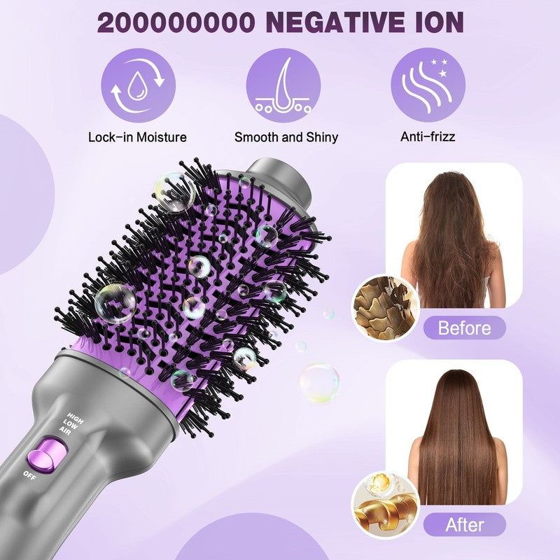 4 in 1 Hair Dryer Brush Negative Ion Anti-Frizz Ceramic Titanium Hair Styler3