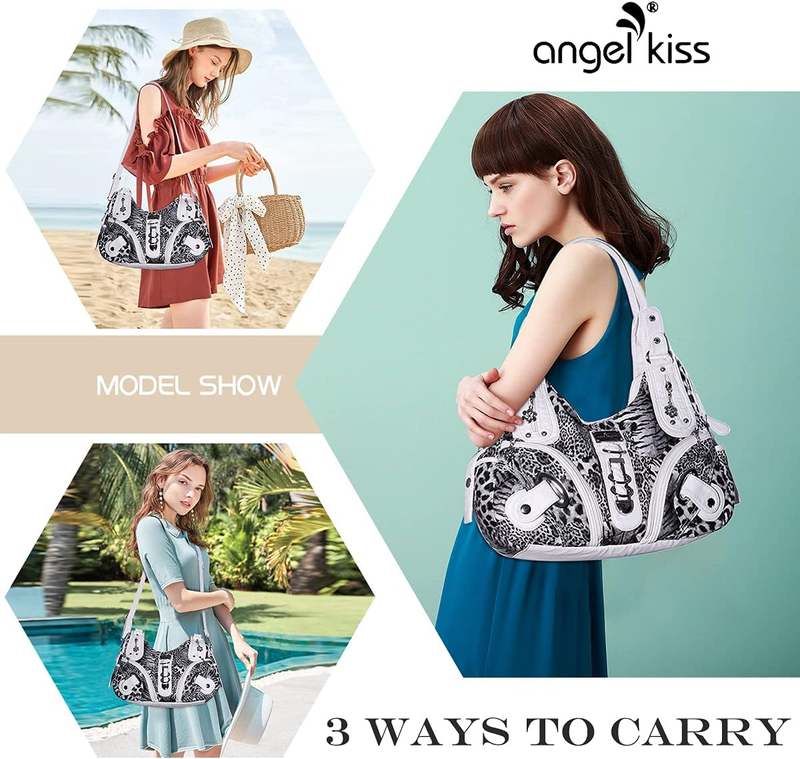 Angelkiss Women’s Large Hobo Satchel Shoulder Handbag Purse5