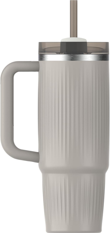 Stanley Quencher H2.0 30oz Tumbler w/ Handle Straw Insulated Ash Gloss2