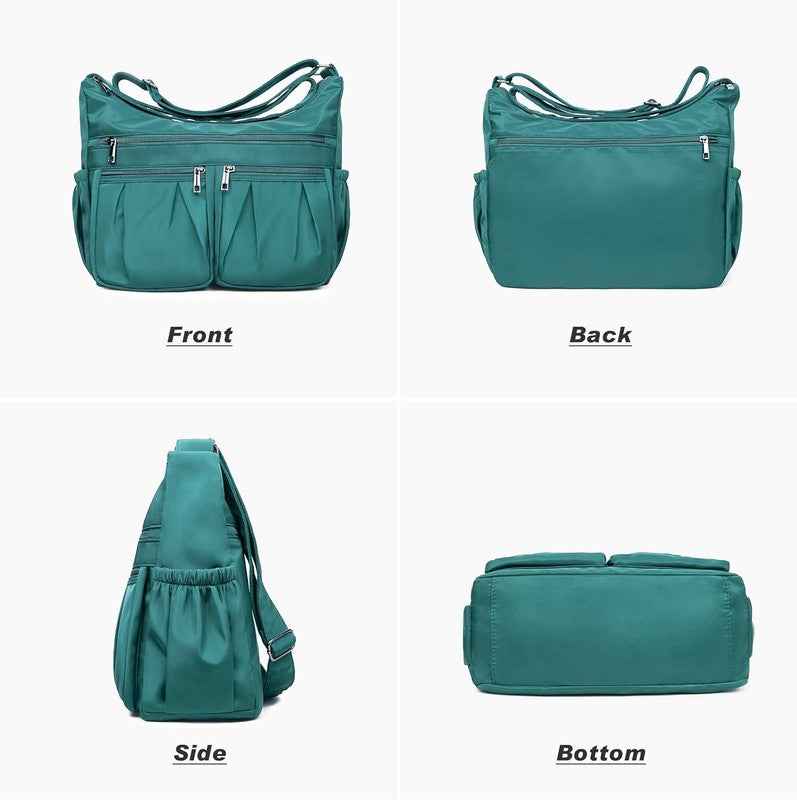 Women Crossbody Bag Waterproof Nylon Lightweight Shoulder Large Purse Handbag3