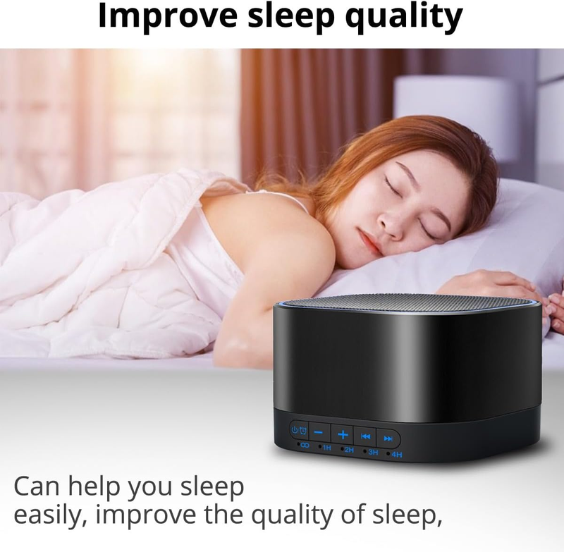 White Noise Machine with 20 Non Looping Natural Soothing Sounds Memory Function 8