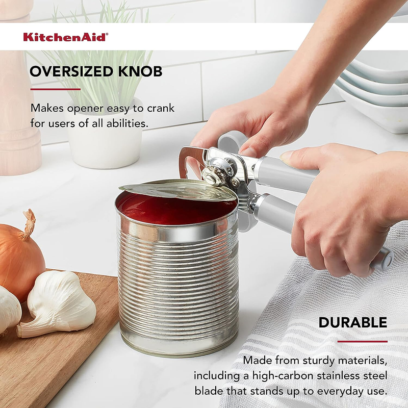 KitchenAid Classic Can Opener Bottle Opener Stainless Steel White2