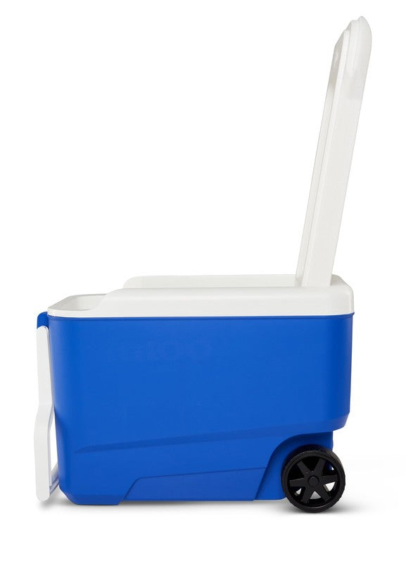 38 QT Wheelie Cool Hard Sided Cooler with Wheels, Blue2