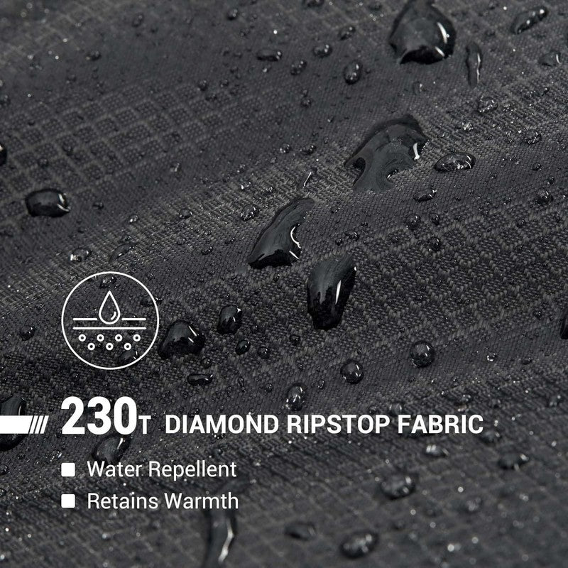 XL Cotton Flannel Sleeping Bags, Oversized Weatherproof 3-Season Sleep Bag with 2
