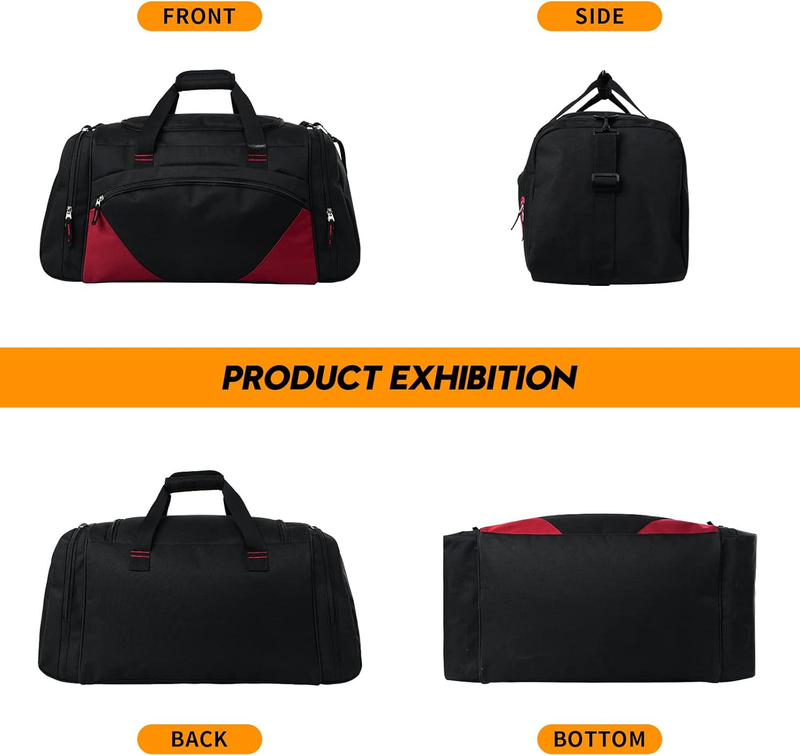 Mens Gym Bag, 55L Large Sports Duffle Bags, Workout Bags Lightweight1