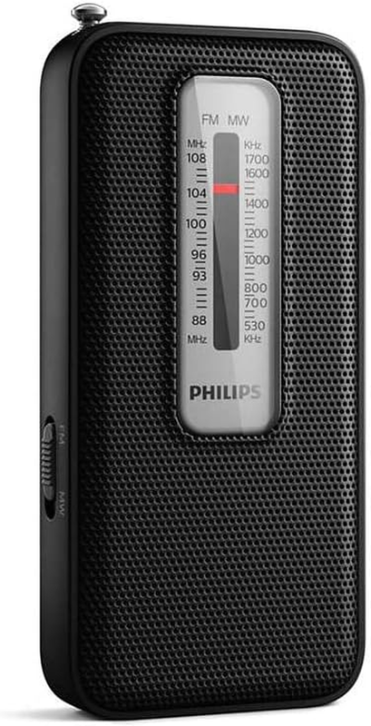 Compact Battery Operated AM/FM Radio with Tuning Light and Great Reception3
