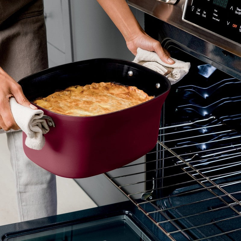 10-in-1 Foodi 8.5Qt Multi Cooker Slow Cook Dutch Oven Cherry Tarte10
