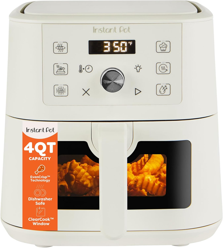 4Qt Vortex 6 in 1 Mini Air Fryer Air Fry Roast Bake Reheat Dehydrate0