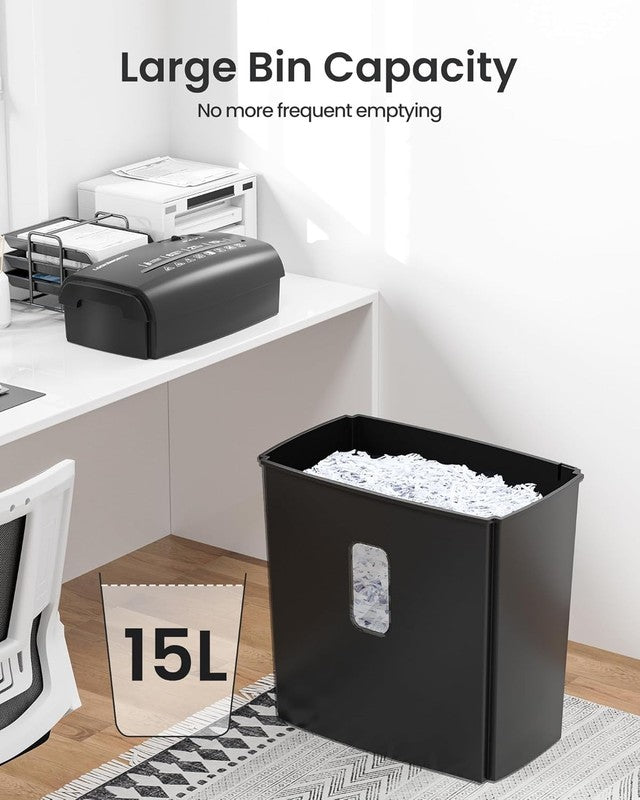 8 Sheet Micro Cut Paper Shredder P 4 Home Office Credit Card 4Gal Black5