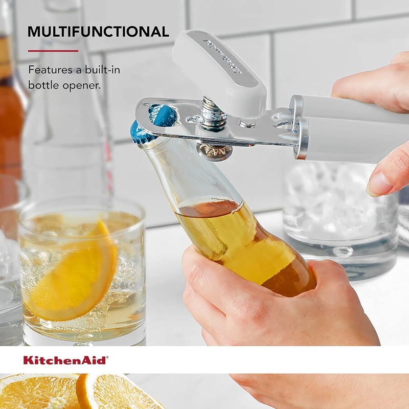 KitchenAid Classic Can Opener Bottle Opener Stainless Steel White3