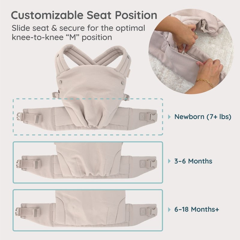 Honey Blossom Baby Carrier, Ergonomic Carrier, Adjustable Seat, Infant to Toddle2