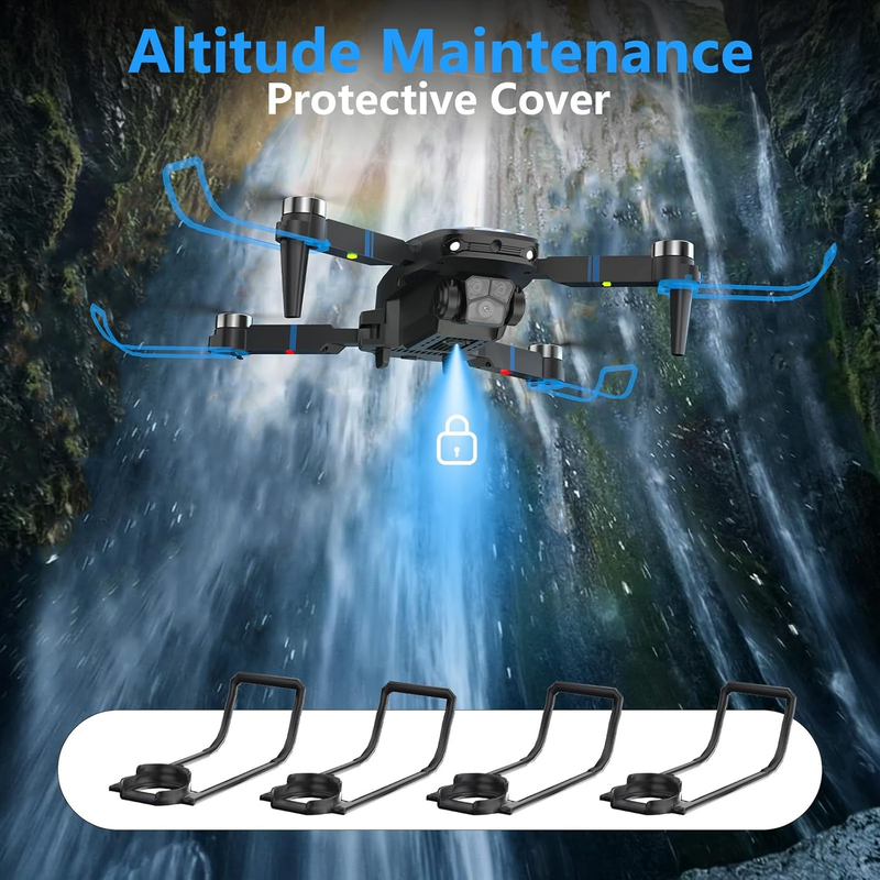 FPV Drone w/ Camera LCD Screen Brushless Motor Foldable RC Quadcopter7