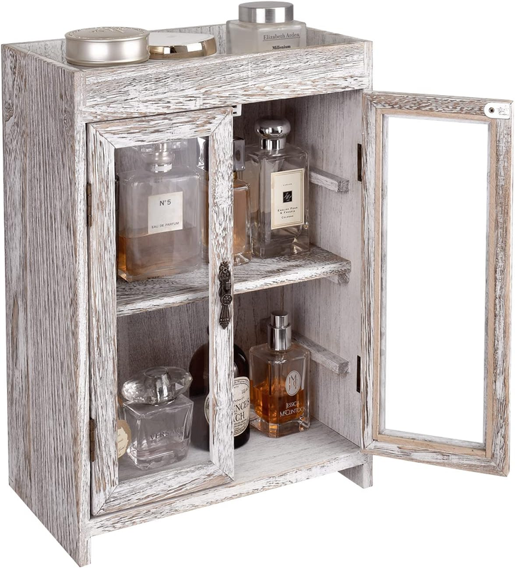 Wooden Countertop Storage Cabinet. Customizable Organizer with Adjustable Shelve8