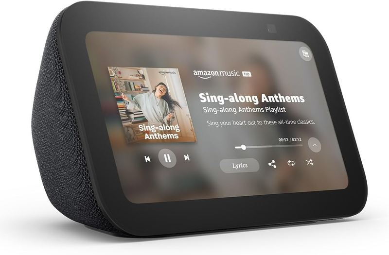 Echo Show 5 Smart Display Alexa 2X Bass Clear Sound Charcoal1