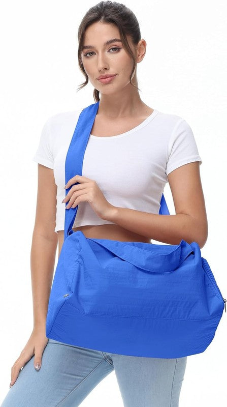 Small Gym Bag Shoes Compartment Duffle Travel Bag Wet Pocket Yoga Pilates Swim4