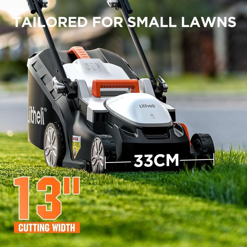 Cordless Lawn Mower 13 Inch, U20 Handy+ 20V Electric Lawn Mowers for Garden, Yar1
