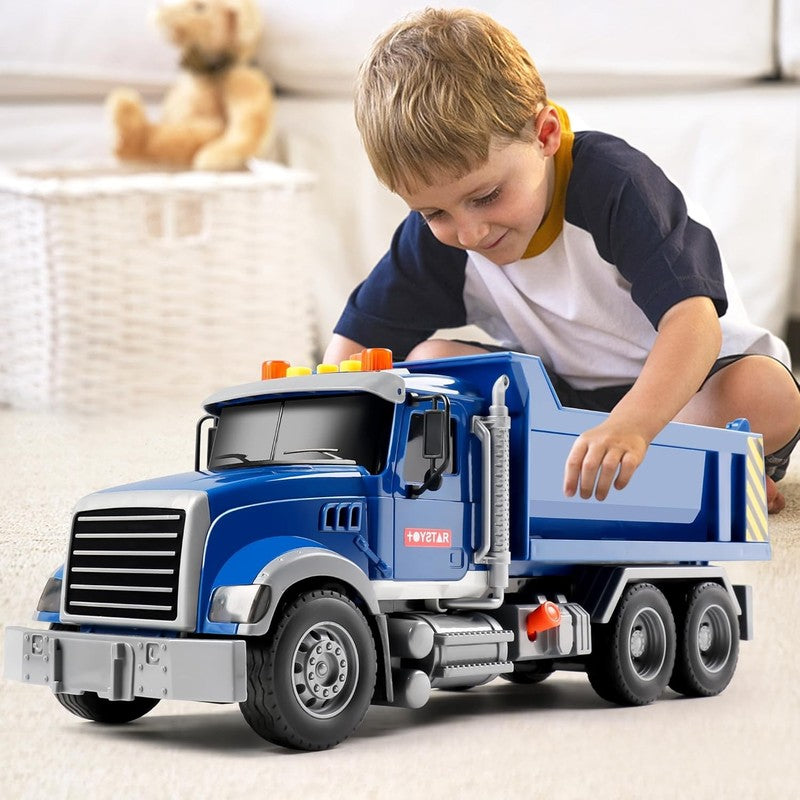 Toddler Trucks Toys for Boys Age 3 5,Big Dump Truck with Lights and Sounds,Kids 4