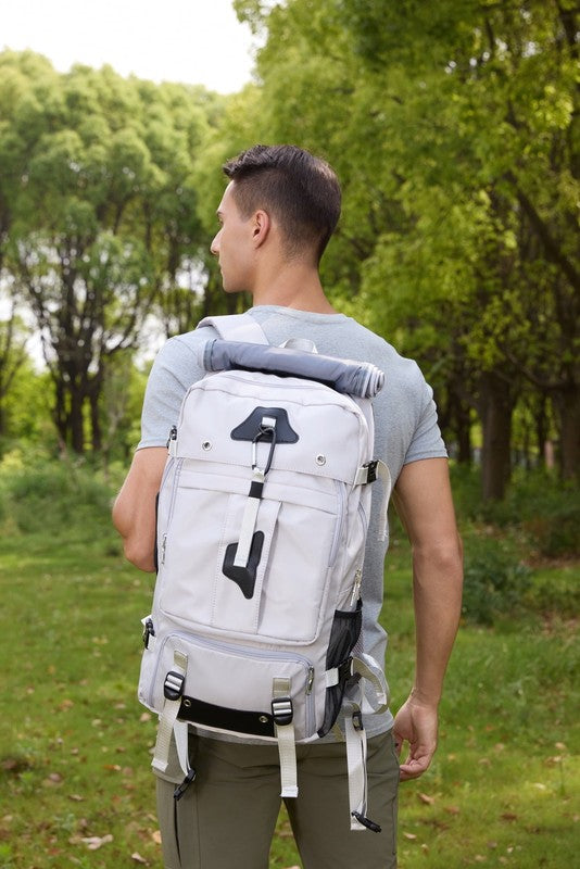 50L Travel Backpack Waterproof Extra Large Laptop Hiking Business Grey10