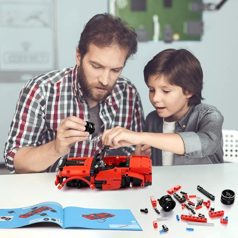 351PCS 2 in 1 RC Racing Car Building Blocks Toy DIY STEM Ages 6–121