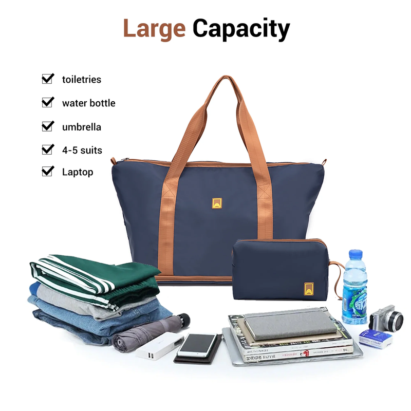 Stylish 3 Piece Hardside Luggage Set with Spinner Wheels   Blue5