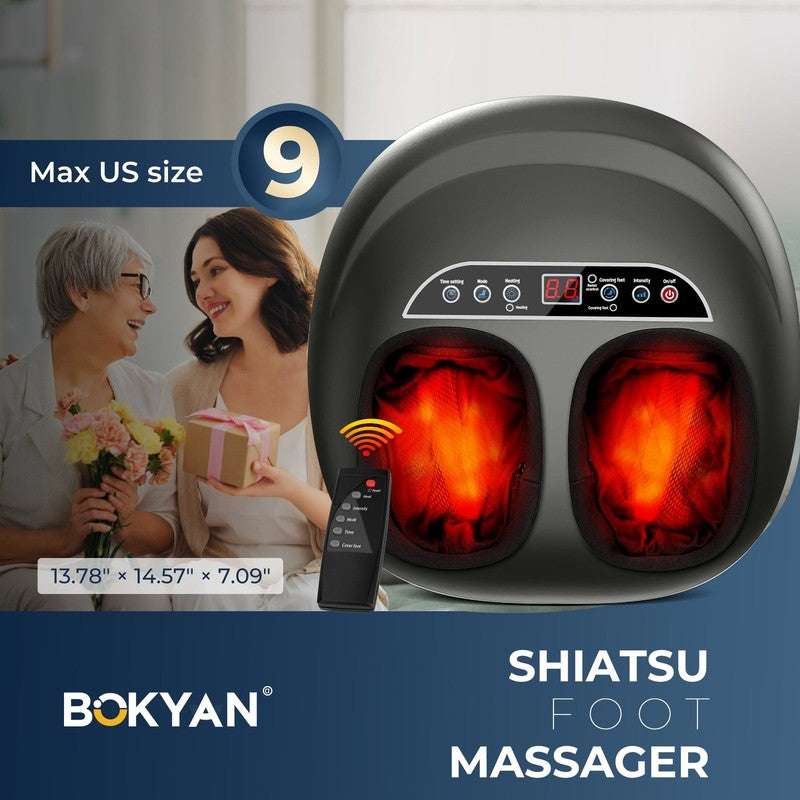 Shiatsu Foot Massager, Foot Spa for Comfort and Relief, Big, Gift, Black3