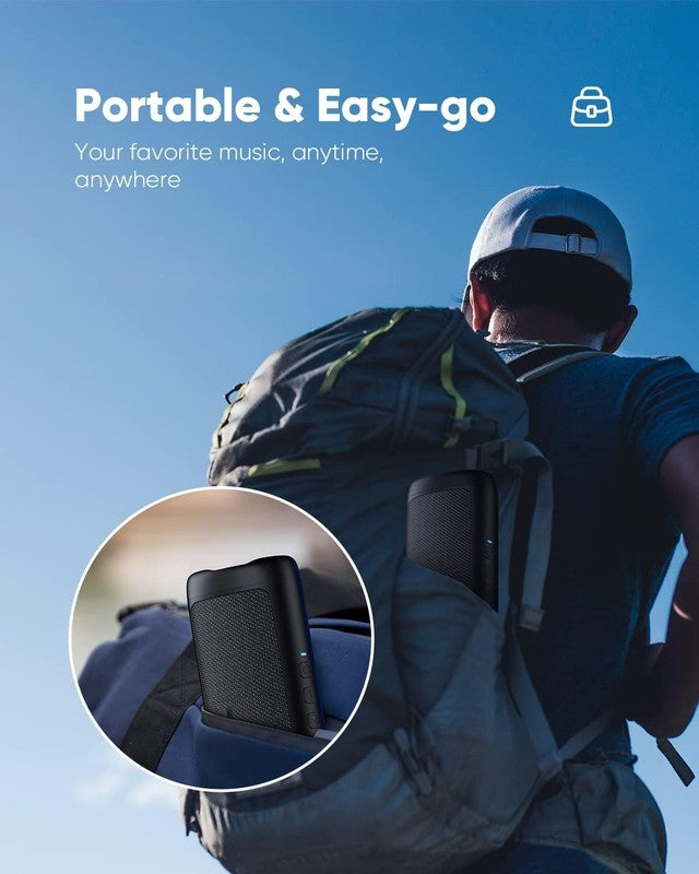 Bluetooth Speaker HD Sound, Portable, IPX5 Waterproof, 20H Playtime, TWS, Black5
