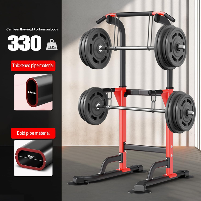 Pull up Dip Station for Home Gym Strength Training Fitness Workout Station Chin 5
