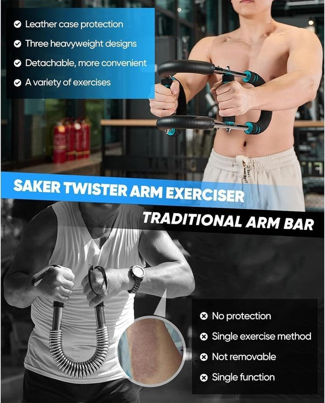 Twister Arm Trainer, 40-100Lb Adjustable Chest Workout Equipment, Arm Trainer, T3