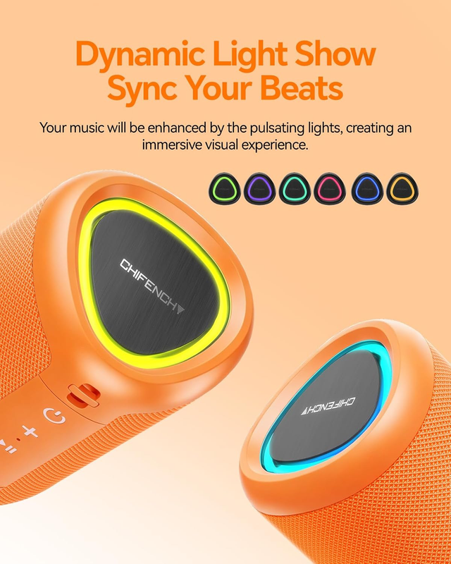 Portable Bluetooth Speaker BT 5.3 IPX5 Waterproof TWS Beach Pool Travel2