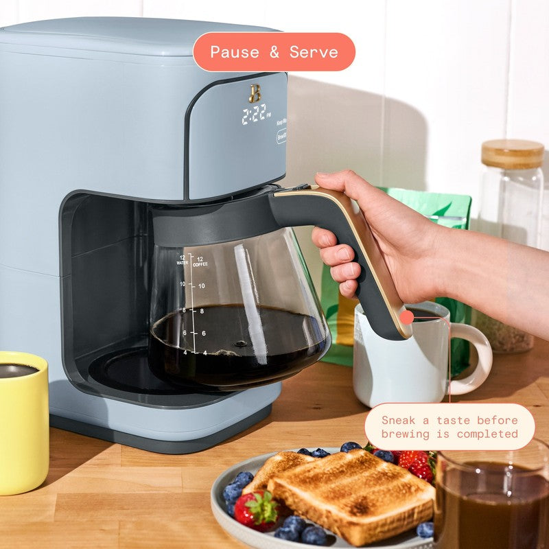12 Cup Programmable Coffee Maker, Cornflower Blue by Drew Barrymore5