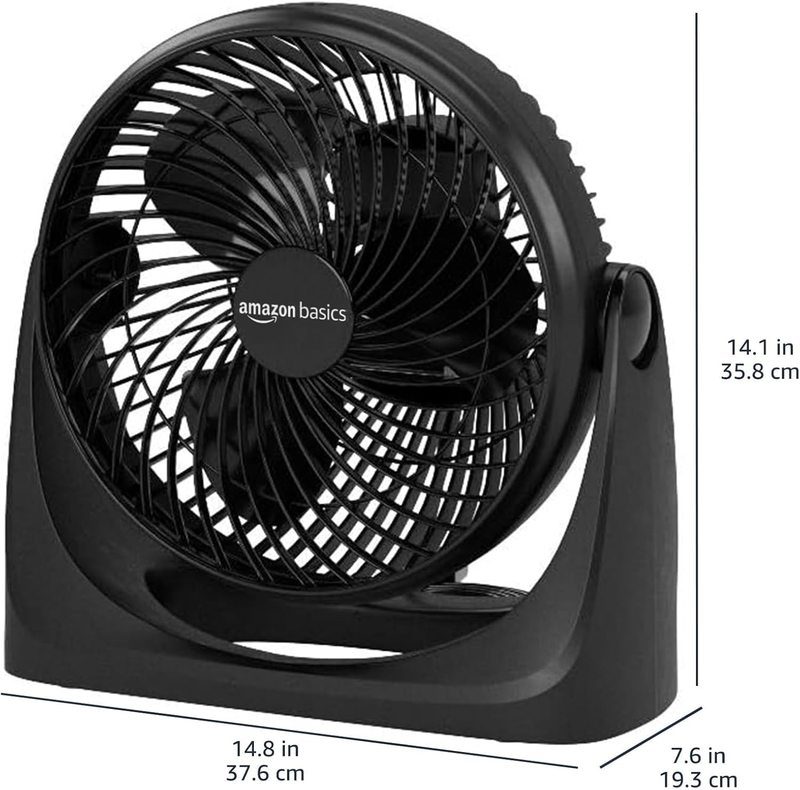 Air Circulator Fan, Desk Fan for Bedroom, Home and Office, with 90 Degree Tilt H2