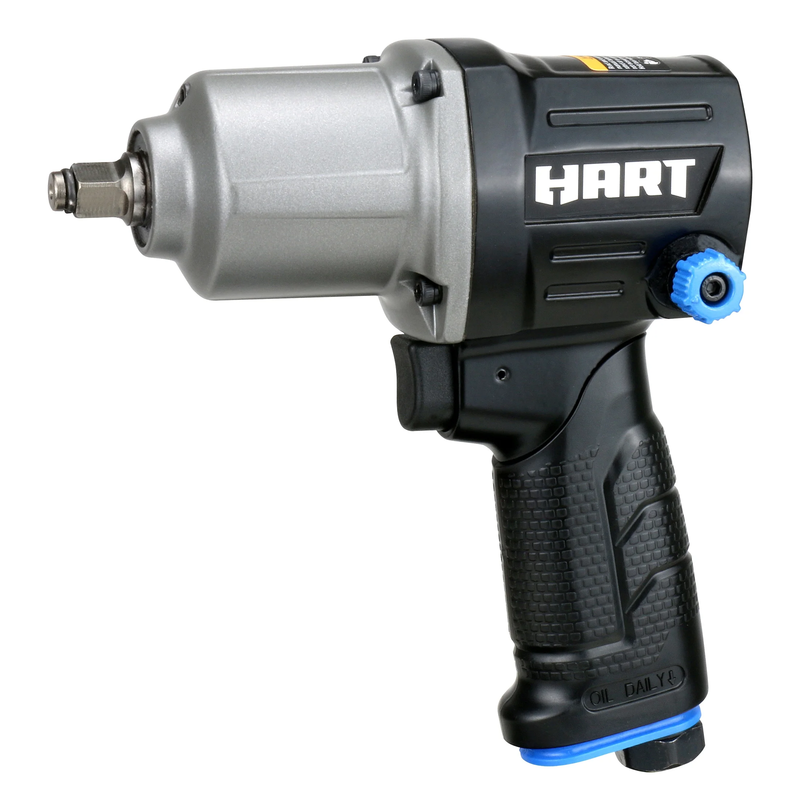 3/8 In. Air Impact Wrench, Twin-Hammer Impact Mechanism, 250 Ft-Lbs of Torque, N5