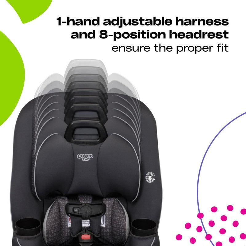  Easy Elite Slim All-In-One Convertible Car Seat, Grey Glyphs, Infant & Toddler2