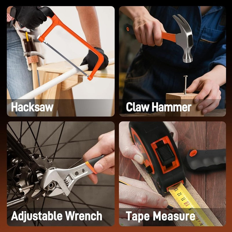20V Cordless Drill Tool Set 120Pc Hand Tools Home DIY Office Garden Toolbox5