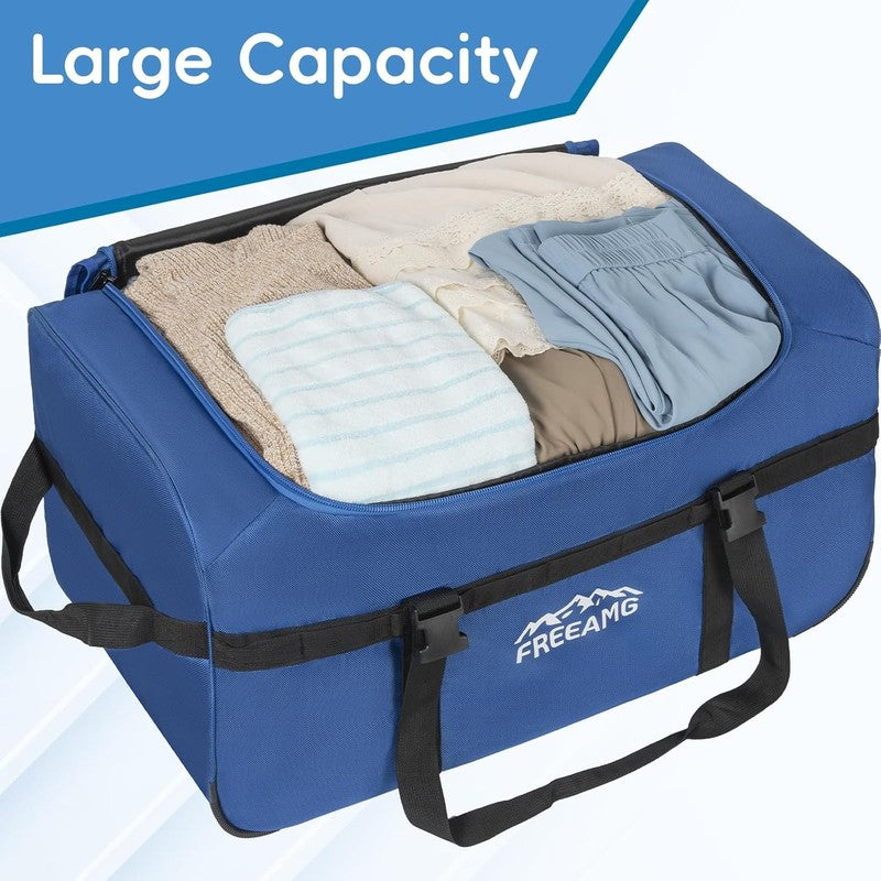 116L Foldable Rolling Duffel Bag 30" Large Travel Camping Outdoors7