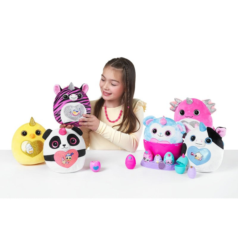 Eggzania Mini Mania Plush Surprise Unboxing Animal Soft Toy by ZURU11