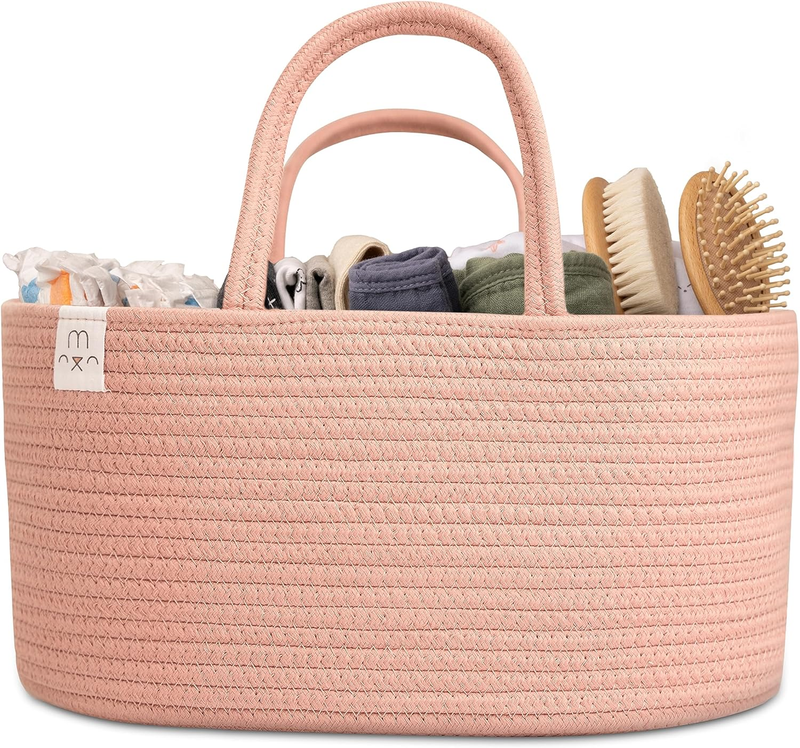 Baby Diaper Caddy Organizer Nursery Storage Basket Newborn Essentials0